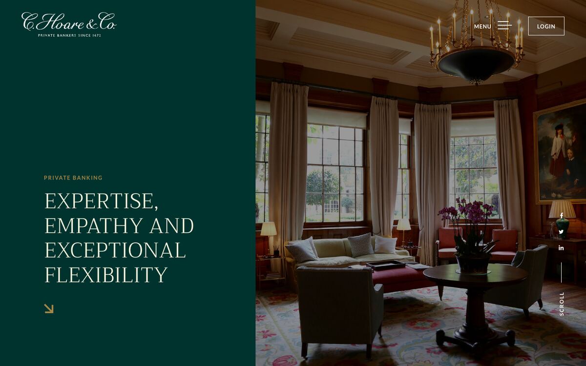 Home page of C. Hoare & Co.
